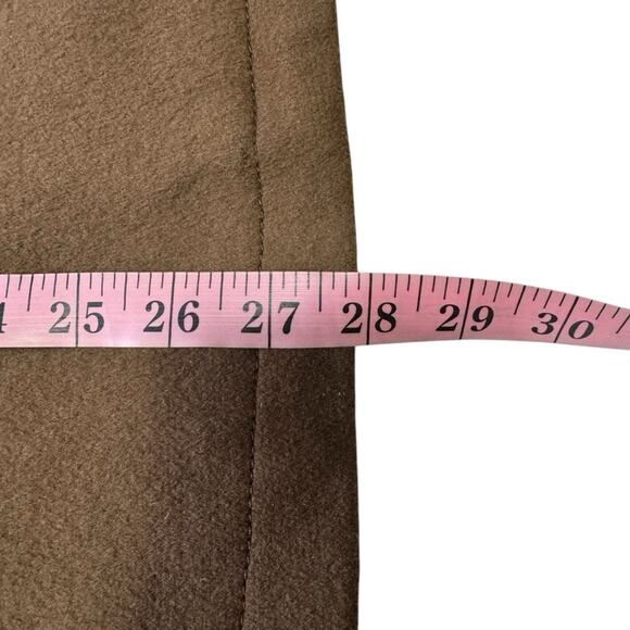 Theory Katarina Explorer Brown Virgin Wool Double Breasted Coat - Picture 8 of 8